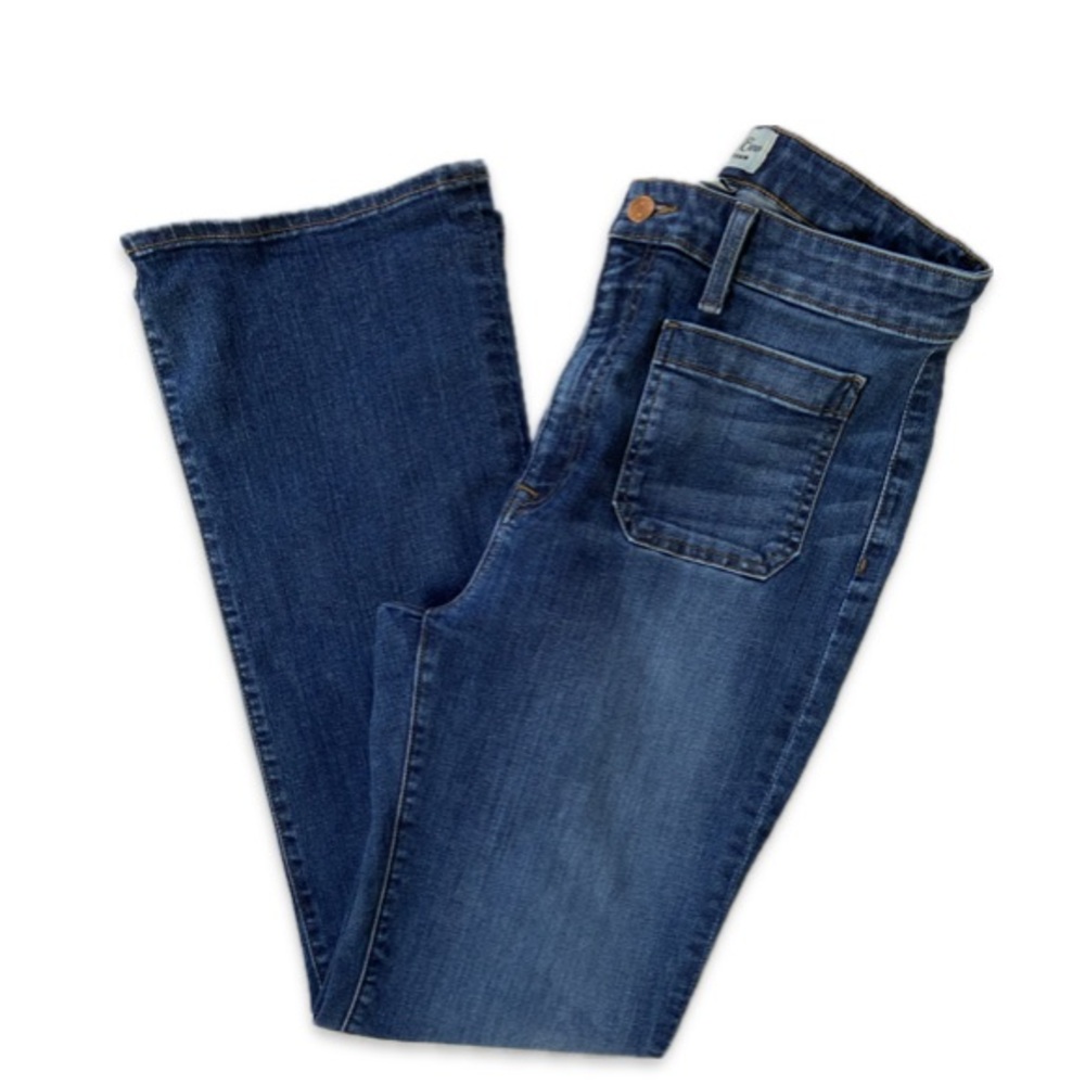 J. Crew Curvy Full Length Demi Boot Jeans - Blue - Picture 3 of 7